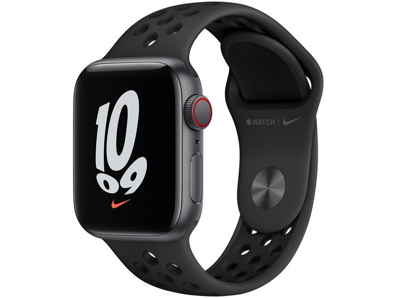 Apple Watch Nike SE 40mm GPS + Cellular Cinza - Espacial Apple Watch Nike SE 40mm GPS + Cellular Cinza - Espacial